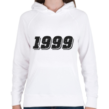 PRINTFASHION 1999 - Női kapucnis pulóver - Fehér női pulóver, kardigán