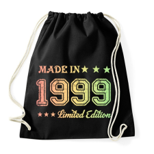 PRINTFASHION 1999 - Sportzsák, Tornazsák - Fekete tornazsák