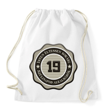 PRINTFASHION 19 - Sportzsák, Tornazsák - Fehér tornazsák