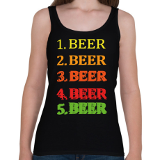 PRINTFASHION 1-5 Beer - Női atléta - Fekete