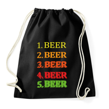 PRINTFASHION 1-5 Beer - Sportzsák, Tornazsák - Fekete tornazsák