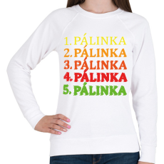 PRINTFASHION 1-5 Pálinka - Női pulóver - Fehér