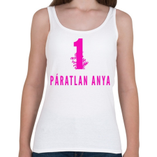 PRINTFASHION 1 PÁRATLAN ANYA - Női atléta - Fehér női trikó