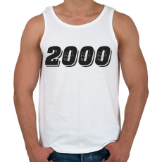 PRINTFASHION 2000 - Férfi atléta - Fehér