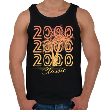 PRINTFASHION 2000 - Férfi atléta - Fekete atléta, trikó