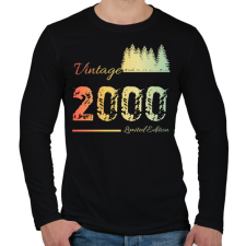 PRINTFASHION 2000 - Férfi hosszú ujjú póló - Fekete férfi póló