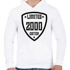 PRINTFASHION 2000 - Férfi kapucnis pulóver - Fehér