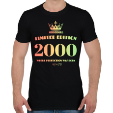 PRINTFASHION 2000 - Férfi póló - Fekete