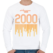 PRINTFASHION 2000 - Férfi pulóver - Fehér férfi pulóver, kardigán