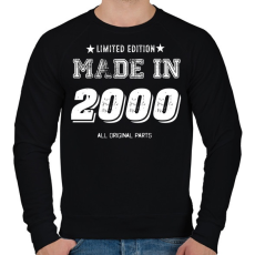 PRINTFASHION 2000 - Férfi pulóver - Fekete