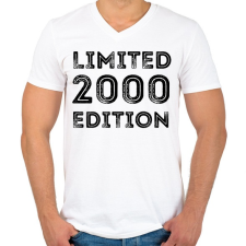 PRINTFASHION 2000 - Férfi V-nyakú póló - Fehér férfi póló