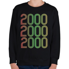 PRINTFASHION 2000 - Gyerek pulóver - Fekete