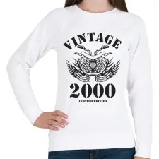 PRINTFASHION 2000 - Női pulóver - Fehér női pulóver, kardigán