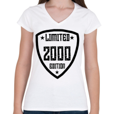 PRINTFASHION 2000 - Női V-nyakú póló - Fehér női póló