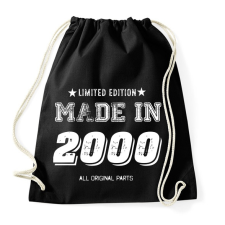 PRINTFASHION 2000 - Sportzsák, Tornazsák - Fekete tornazsák