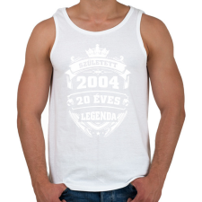 PRINTFASHION 2004 - Férfi atléta - Fehér atléta, trikó