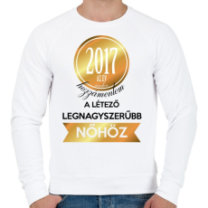 PRINTFASHION 2017 - Férfi pulóver - Fehér