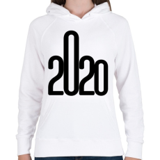 PRINTFASHION 2020 - Női kapucnis pulóver - Fehér