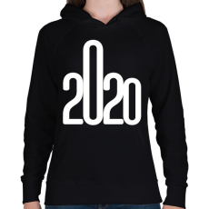 PRINTFASHION 2020 - Női kapucnis pulóver - Fekete