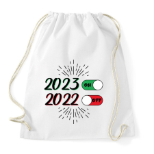PRINTFASHION 2023 - ON - Sportzsák, Tornazsák - Fehér tornazsák