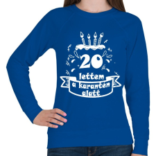 PRINTFASHION 20 lettem - Női pulóver - Királykék női pulóver, kardigán
