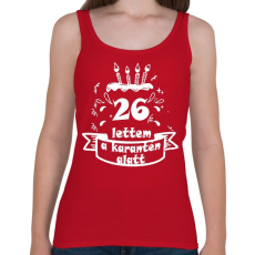 PRINTFASHION 26 - Női atléta - Cseresznyepiros
