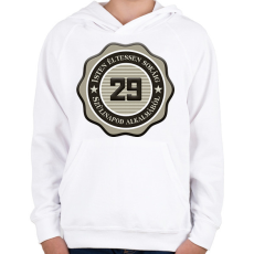 PRINTFASHION 29 - Gyerek kapucnis pulóver - Fehér
