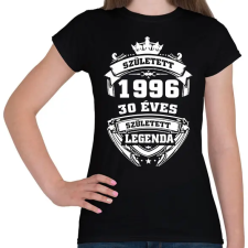 PRINTFASHION 30 éves - Női póló - Fekete női póló
