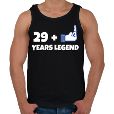 PRINTFASHION 30. SZÜLINAP - Férfi atléta - Fekete