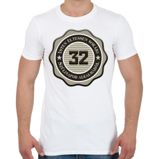 PRINTFASHION 32 - Férfi póló - Fehér