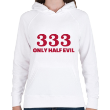 PRINTFASHION 333 - Női kapucnis pulóver - Fehér női pulóver, kardigán