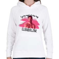 PRINTFASHION 365 days - Női kapucnis pulóver - Fehér