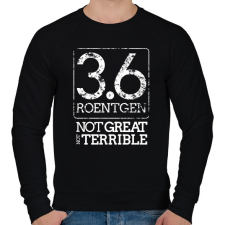 PRINTFASHION 3.6 Roentgen (white) - Férfi pulóver - Fekete férfi pulóver, kardigán