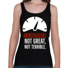 PRINTFASHION 3.6 röntgen - Női atléta - Fekete női trikó