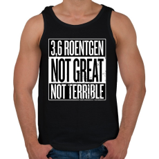 PRINTFASHION 3.6 röntgen sugárzás - Férfi atléta - Fekete