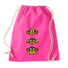 PRINTFASHION 3 Bölcs majom - Sportzsák, Tornazsák - Fukszia