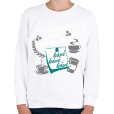 PRINTFASHION 3 dolgot - Gyerek pulóver - Fehér