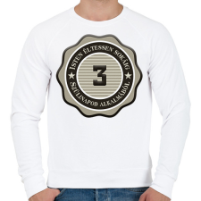PRINTFASHION 3 - Férfi pulóver - Fehér férfi pulóver, kardigán