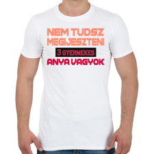 PRINTFASHION 3 gyermekes anya vagyok - Férfi póló - Fehér férfi póló