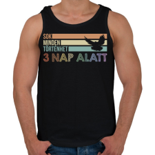 PRINTFASHION 3 nap alatt - Férfi atléta - Fekete atléta, trikó