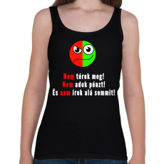 PRINTFASHION 3 nem minta - Női atléta - Fekete