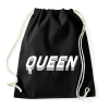 PRINTFASHION 3D queen - Sportzsák, Tornazsák - Fekete