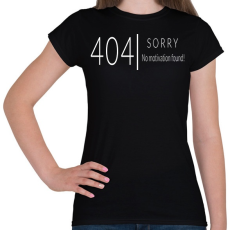 PRINTFASHION 404 not found - Női póló - Fekete