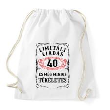 PRINTFASHION 40 éves limitált kiadás - Sportzsák, Tornazsák - Fehér tornazsák