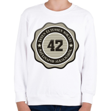 PRINTFASHION 42 - Gyerek pulóver - Fehér