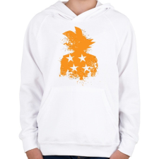 PRINTFASHION 4 Star Hero - Gyerek kapucnis pulóver - Fehér gyerek pulóver, kardigán