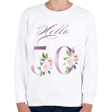 PRINTFASHION 50 szülinap - Gyerek pulóver - Fehér gyerek pulóver, kardigán