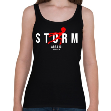 PRINTFASHION 51-es körzet - Női atléta - Fekete női trikó