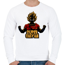 PRINTFASHION 52068 - Férfi pulóver - Fehér férfi pulóver, kardigán