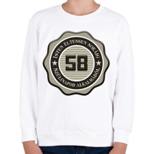 PRINTFASHION 58 - Gyerek pulóver - Fehér gyerek pulóver, kardigán